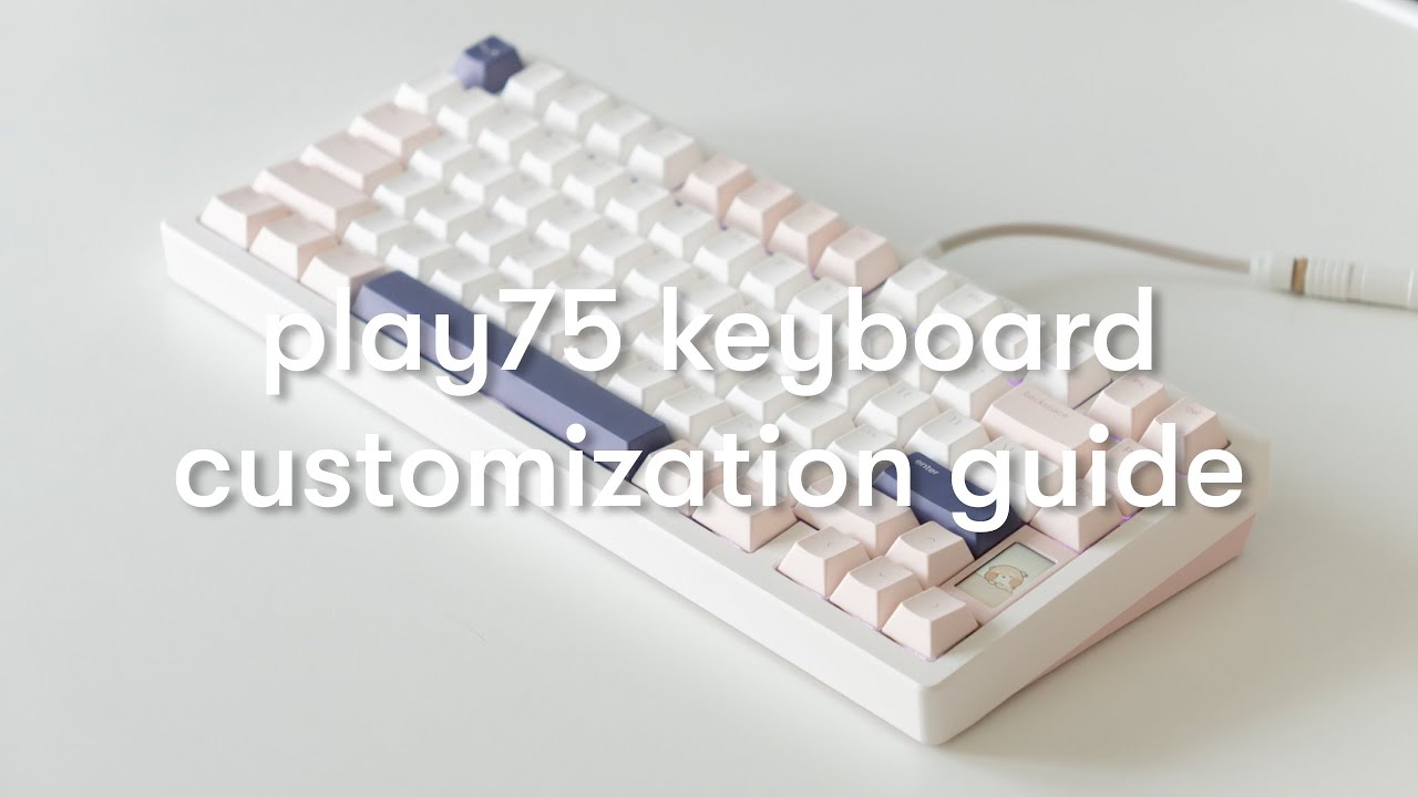 osume play75 keyboard - customization guide - YouTube