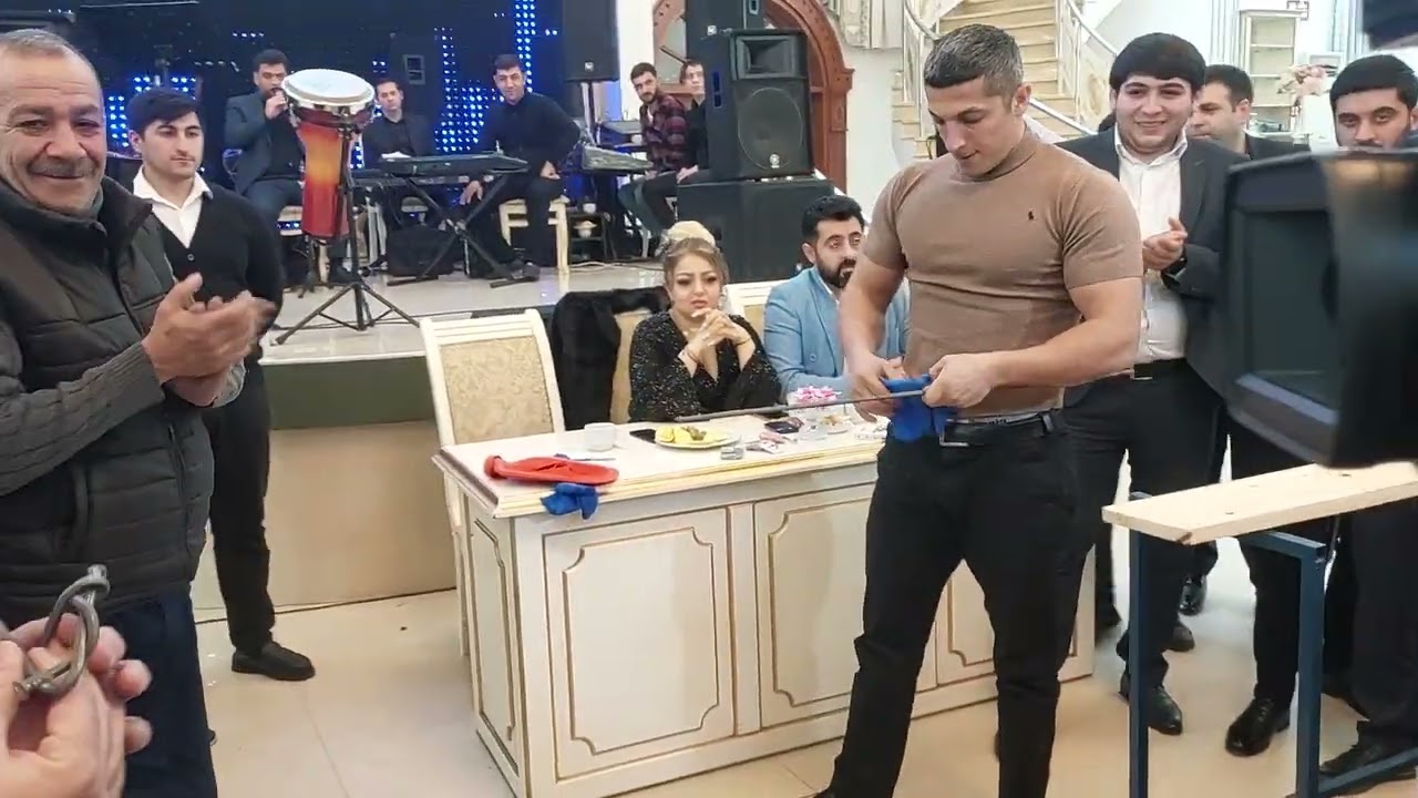 Gəncədə Ruslan Bəyin Toyunda Güc Göstərisi