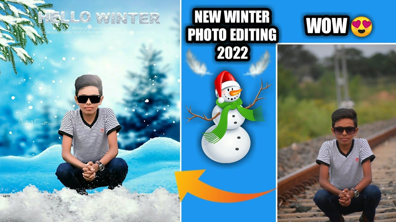 New Winter Photo Editing || Winter Concept Photo Editing || Viral Photo Wow 😍