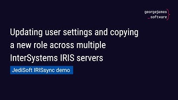 Updating user settings and copying a new role across multiple IRIS Servers | JediSoft IRISsync