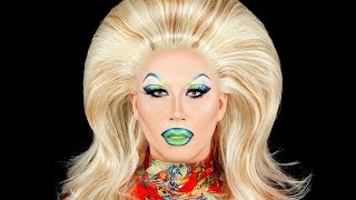 MAKEUP BY THE VILLBERGS - Divine Blue Green Drag Makeup Tutorial