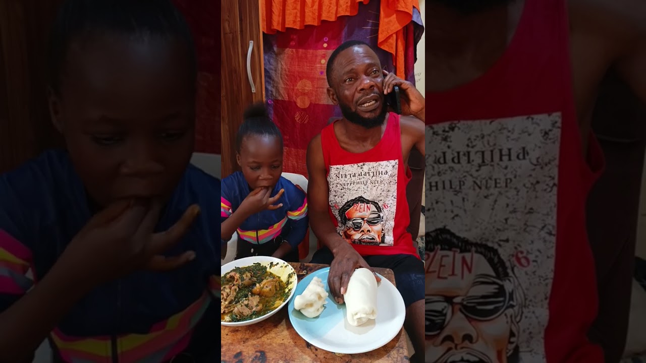 Eating with Amarachi. 