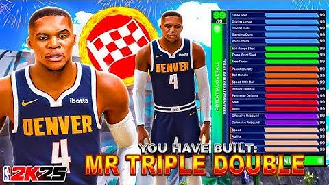 This Russell Westbrook Build Is A TRIPLE DOUBLE MACHINE In NBA 2k25!