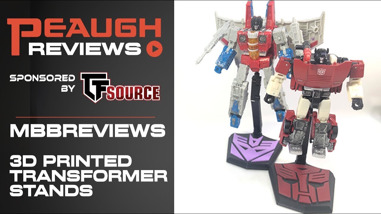 Video Review MBBREVIEWS 3D Printed Transformers Stands YouTube