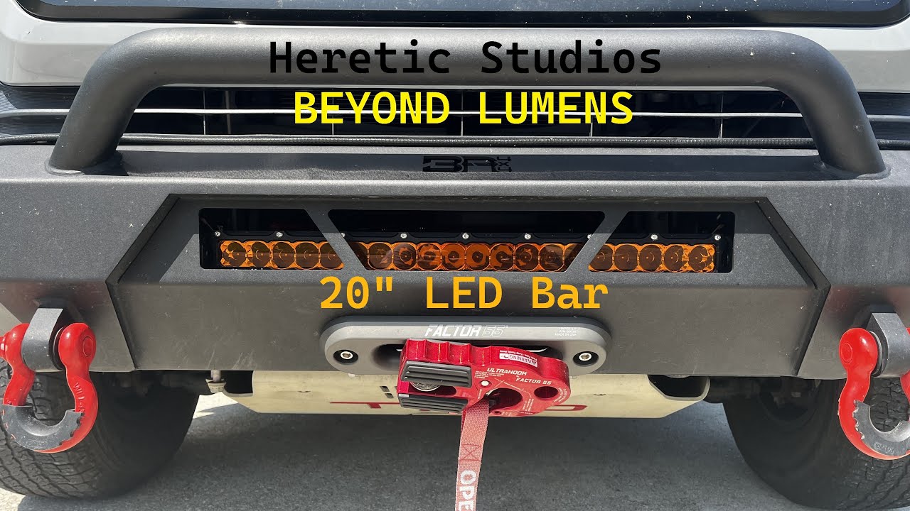Heretic Studios 20 LED Bar Install 2017 Toyota YouTube