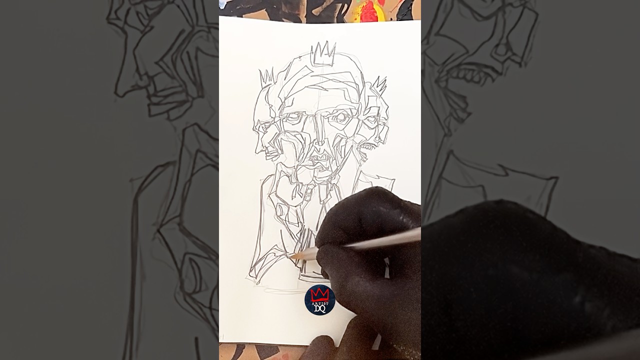 Can you uncover every face in this incredible one-line drawing? 