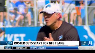 Roster cuts start for NFL teams