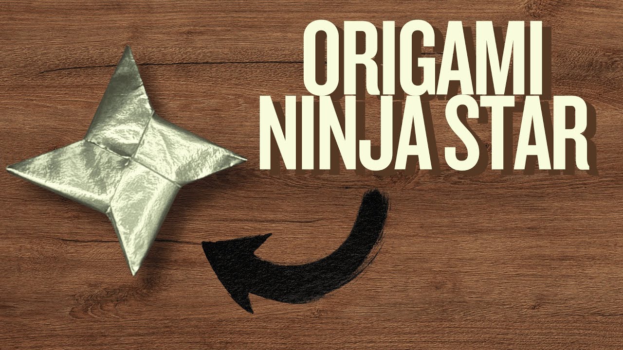 ORIGAMI NINJA STAR (Shuriken) | EASY TUTORIAL