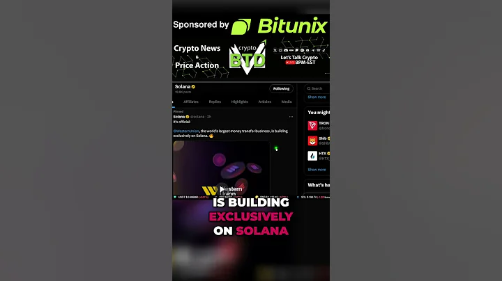 Solana's HUGE Partnership With Western Union! #shorts