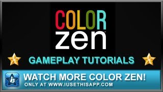 ColorZen 2-17 ゲームプレイ ウォークスルー - iPhone および Android アプリ screenshot 4