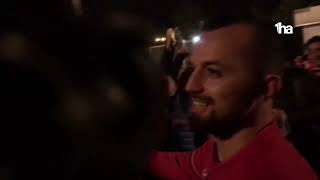 KAYSERİSPOR TARAFTARI KAYSERİSPOR'U HAVAALANINDA KARŞILADI  TRABZONSPOR'A MAĞLUP OLDULAR