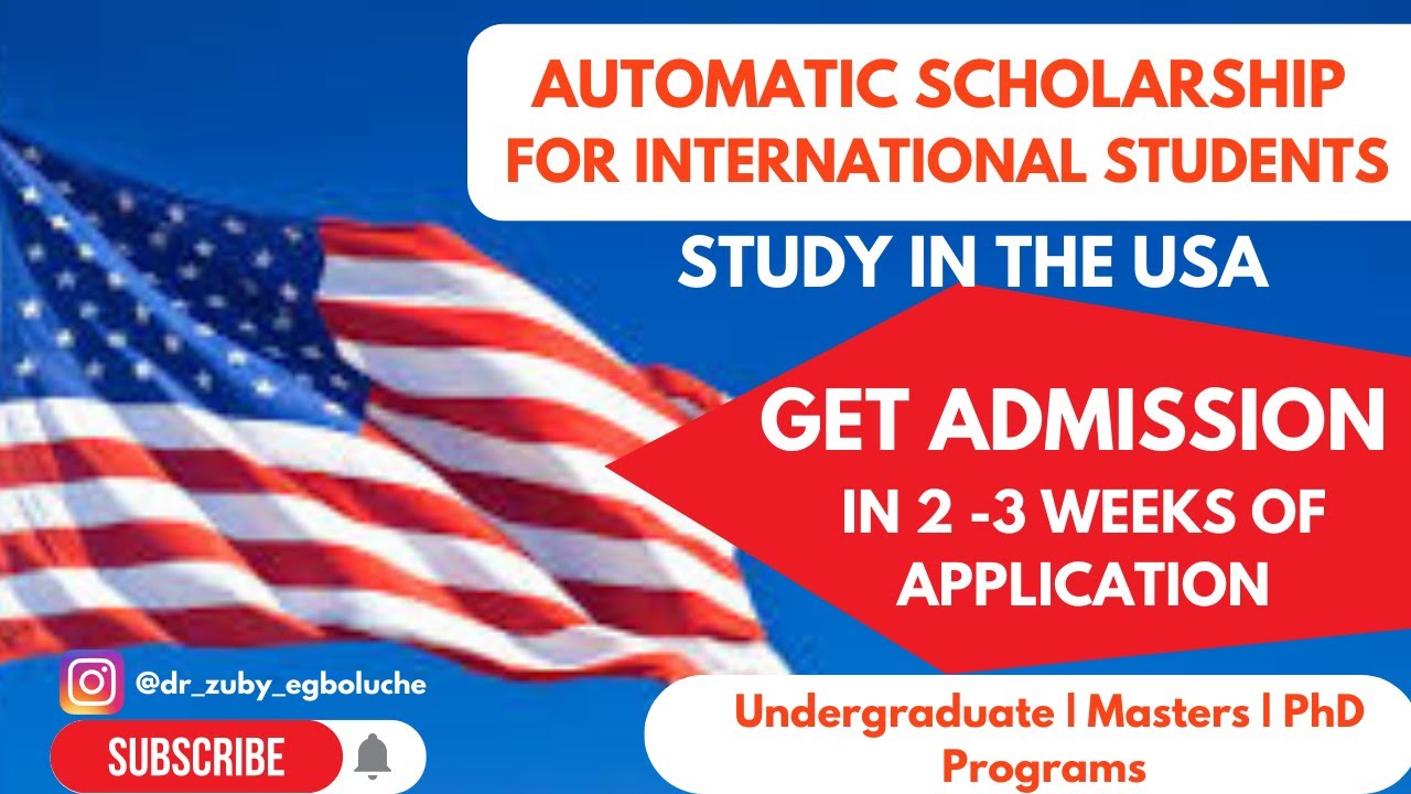 phd scholarship in usa for international students