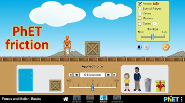 PhET Friction Sim Lab