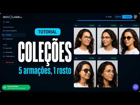Coleções: aplique armações no mesmo rosto em 5 passos