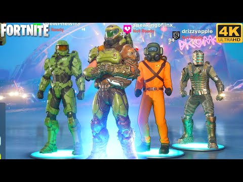 Halo X Doom X Lethal Company X Dead Space Squads Match - Fortnite