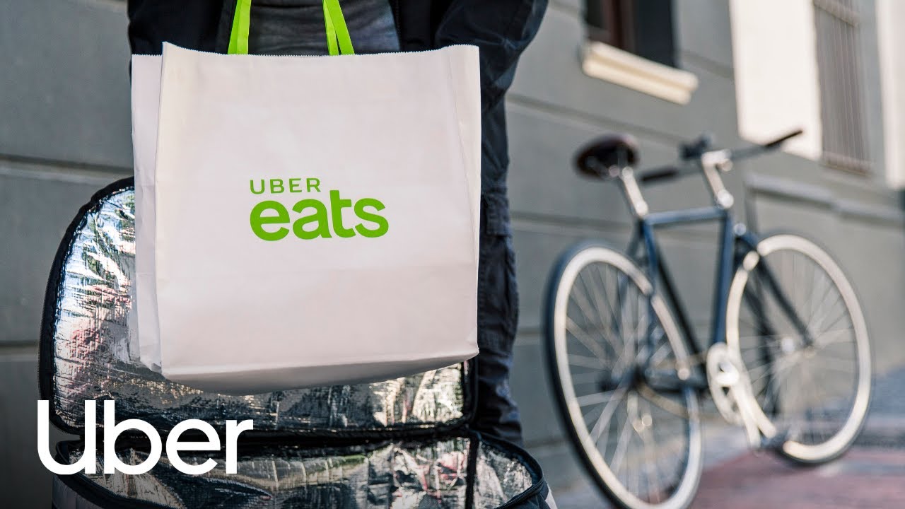 deliver uber on bike