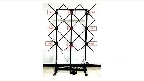 How to Set Up Metal Frame for 9pcs SH-H75 3D Hologram Fan Video Wall
