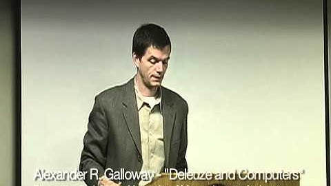 "Deleuze and Computers" - Alexander R. Galloway