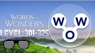 Words of Wonder Gameplay: Mastering Word Puzzles and Brain Teasers!" Level 301-325 screenshot 1