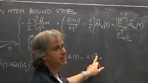 Advanced quantum mechanics Lecture 9 of 30