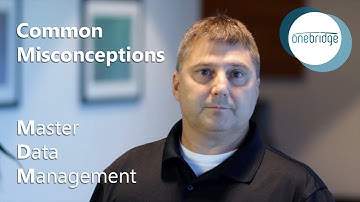 Common Misconceptions of Master Data Management