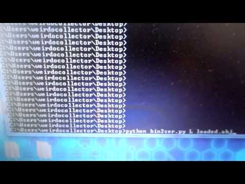 Z80 breadboard minicomputer - loading a binary into RAM through the UART