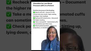 Hypotensive Patient Do THIS Before Calling the Doctor
