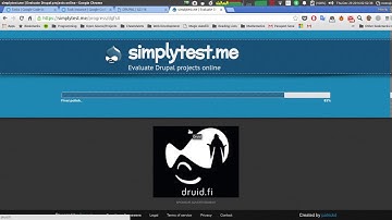Drupal Using Simplytest.me