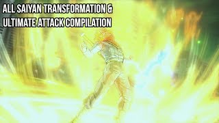 Dragon Ball Xenoverse 2 - All Saiyan Transformation & Ultimate Attack Compilation1080P 60Fps