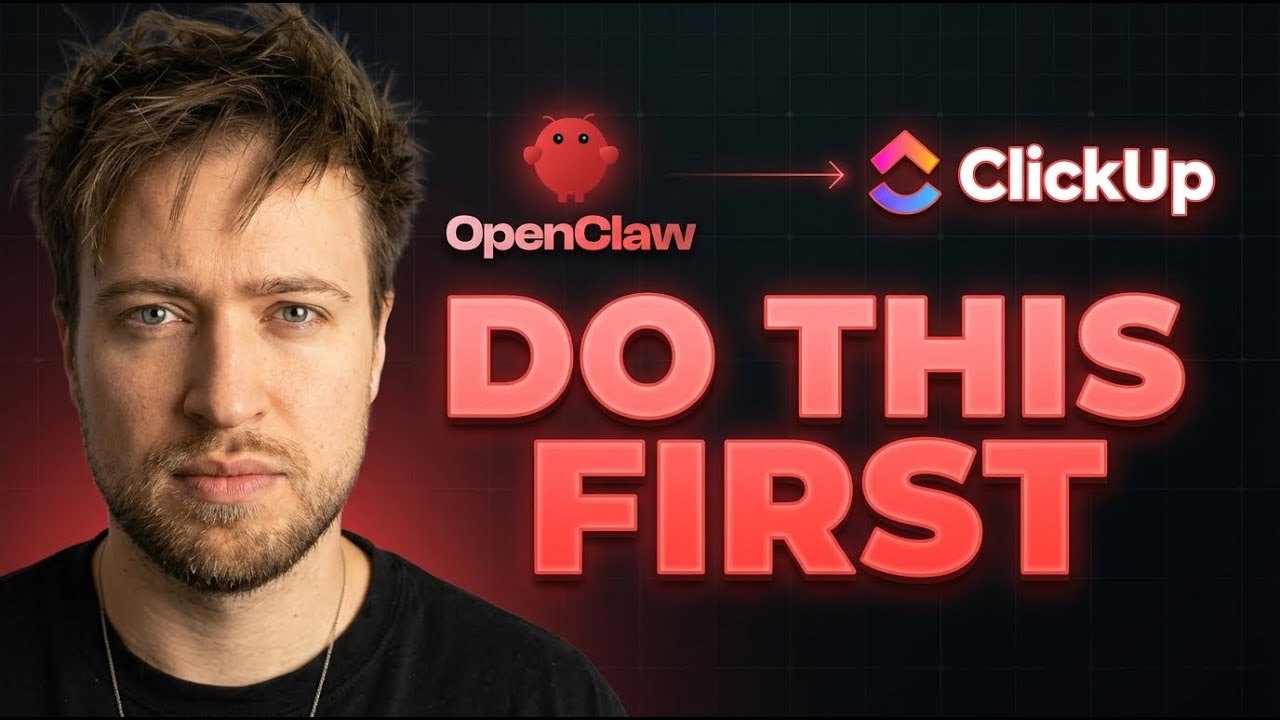 Before You Use OpenClaw / Clawbot - Set Up ClickUp Like This - YouTube