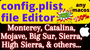 Edit config.plist file in MacOS | PlistEdit Pro | Plist Editor | Plist file editor Monterey, Big Sur