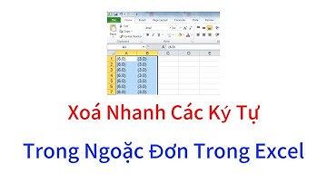 Xóa Các Ký Tự Trong Ngoặc Đơn Trong Excel | Tin Học Văn Phòng