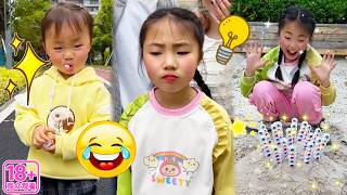 小宝宝捡糖吃被姐姐发现，姐姐自己种出超多眼睛糖，全部送给了小宝宝！【久久好物】