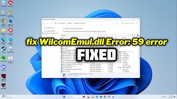 (FIXED) WilcomEmul.dll Error: 59 error in Windows 10/11