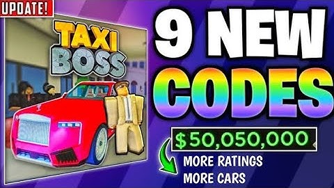 ⚠️NEW[CODE] ⚠️TAXI BOSS CODES NOVEMBER 2025 || ROBLOX TAXI BOSS CODES 2025