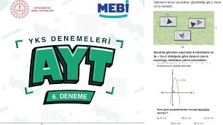 Mebi̇ Ayt 6 Deneme