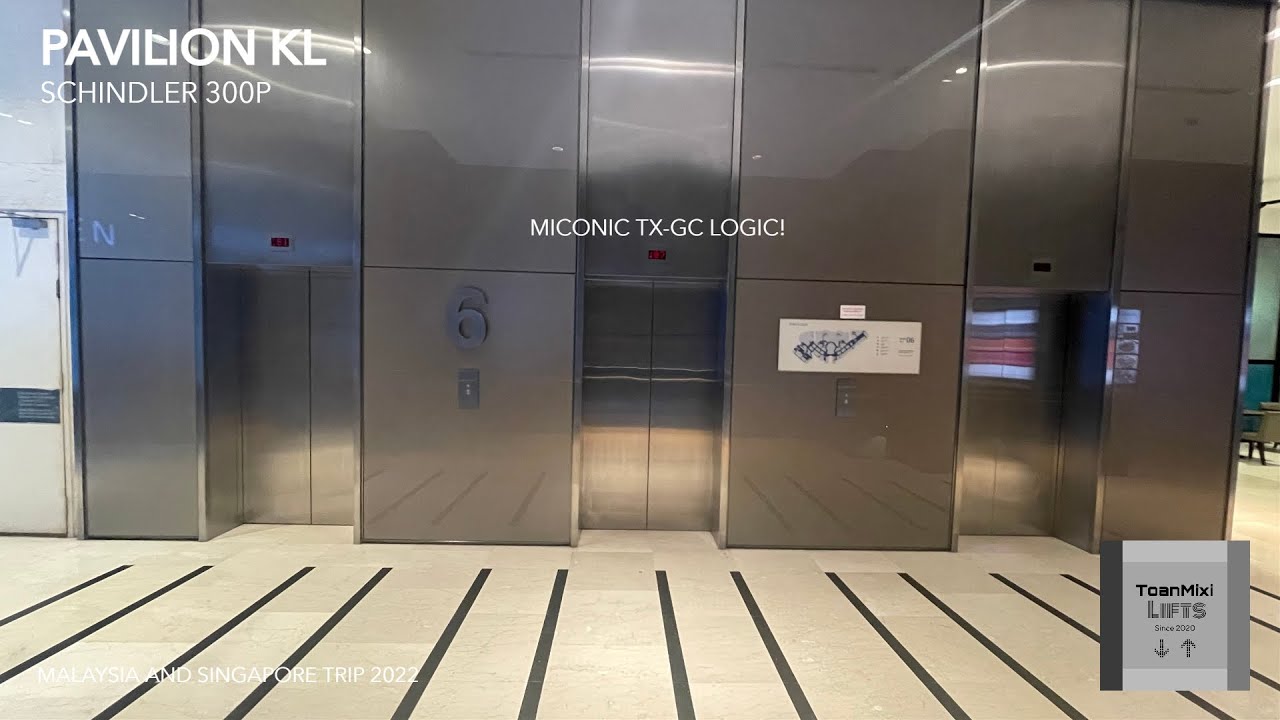 Pavilion KL - Interesting Schindler 300P Lifts | ToanMixi Lifts