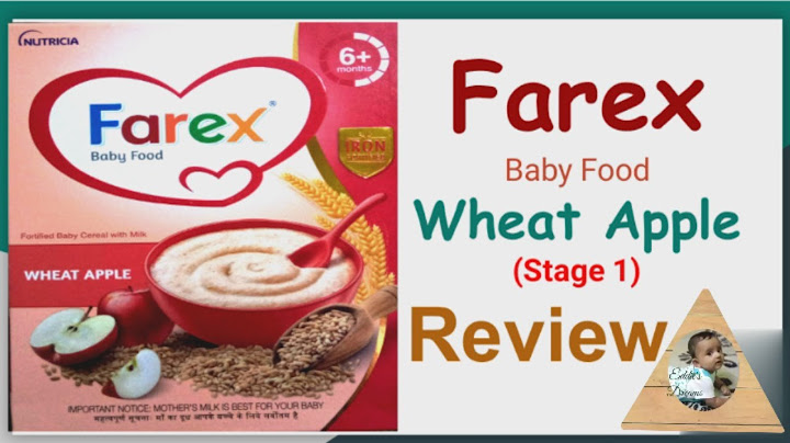 Farex baby food stage 1 review
