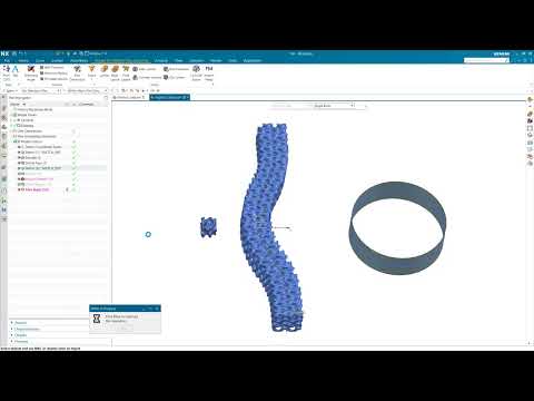 NX Implicit gyroid and Body Lattice Combined