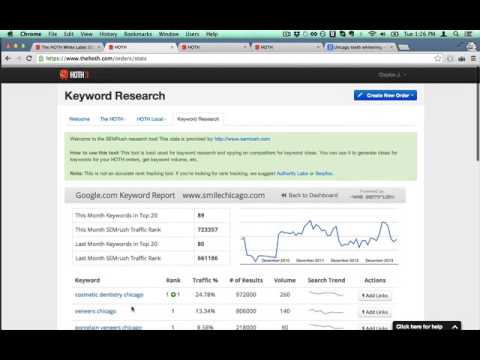 Easy SEO Keyword Research Tutorial - The HOTH