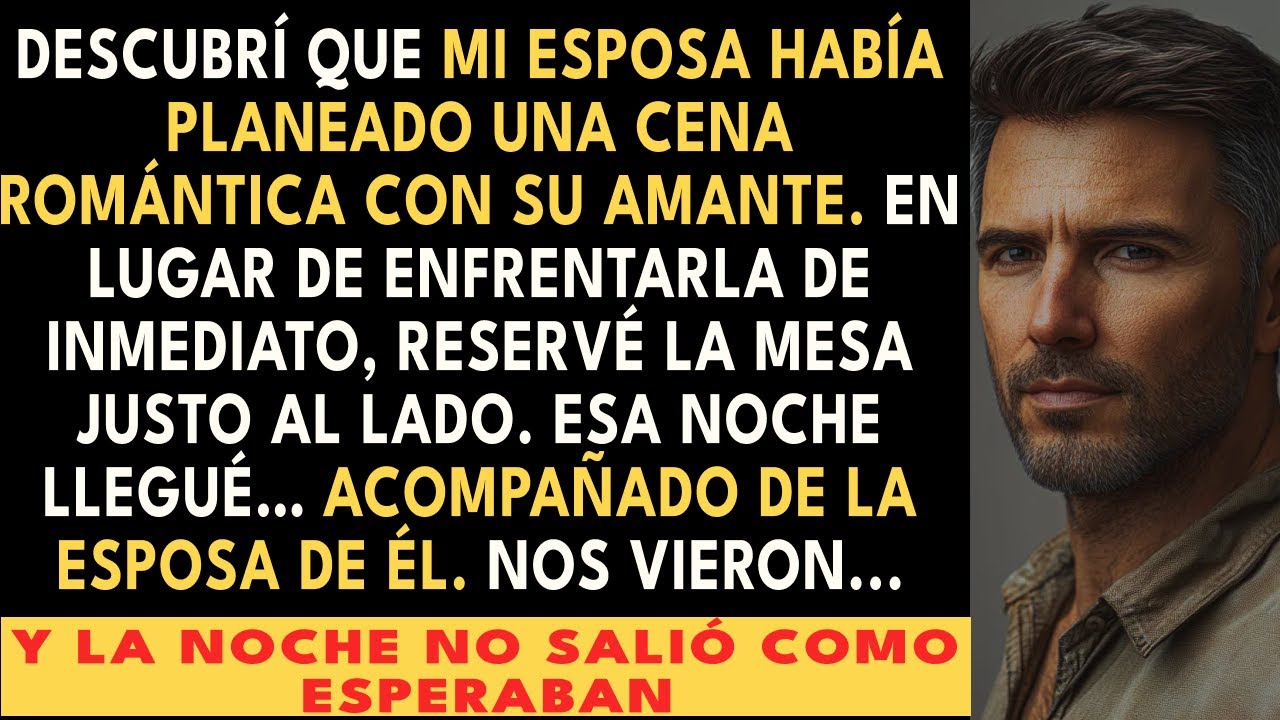 Mi Esposa Cenaba Con Su Amante — Yo Me Senté Al Lado Con Su Esposa A Mi Lado