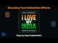 Stunning CSS Text Animation Effects for Your Website! | Full Tutorial with Code and Explanation