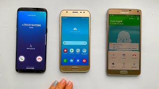 Only Samsung Galaxy Phones  S8 Vs J3 Vs Note 4 Incoming  Outgoing Calls