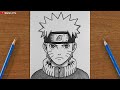 Easy Anime Drawing || How to Draw Naruto step-by-step || Easy Drawing Tutorial for Beginners