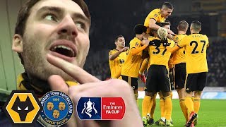 JOB DONE! Wolves Vs Shrewsbury FA Cup 3-2 Matchday Vlog