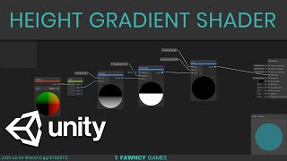 Height Gradient Shader - Unity Shader Graph Tutorial