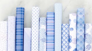 Botanical Burst Blue Paper Pack by Creative Memories