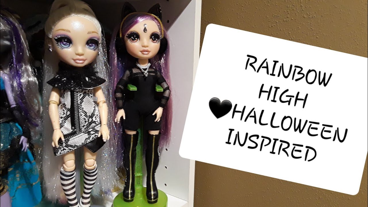 Rainbow High Restyle Halloween Inspired 🖤