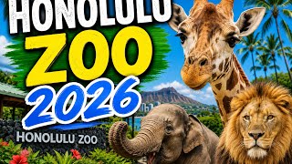 Honolulu Zoo Oahu Hawaii 🦒 Full Tour & Family Travel Vlog 2026