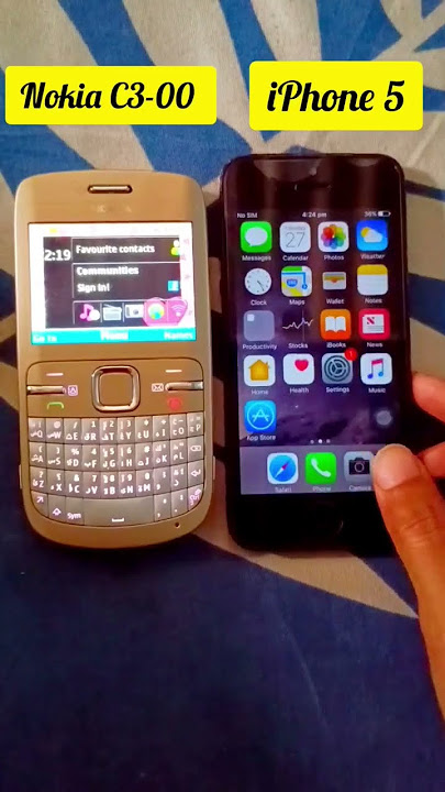 Nokia C3-00 vs iPhone 5 📲 #shorts #youtubeshorts #trending #viral #nokia #iphone #nostalgia